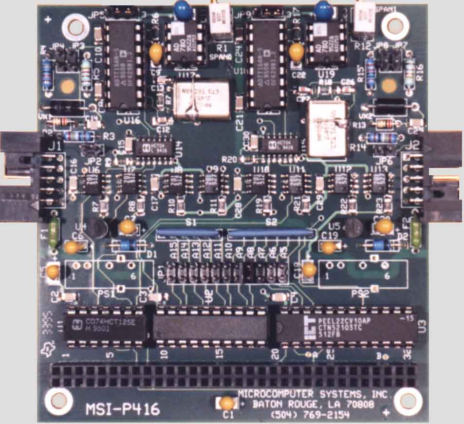 MSIP416 PC/104 Isolated Analog Input Card